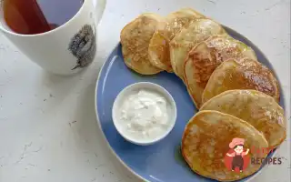 Оладки з шинкою та зеленню