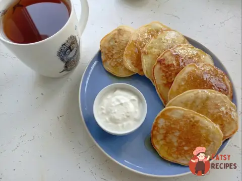 Оладки з шинкою та зеленню