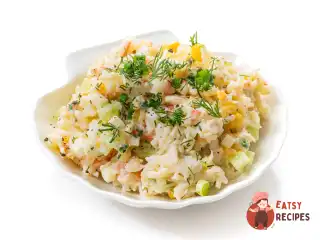 Класичний салат із крабових паличок