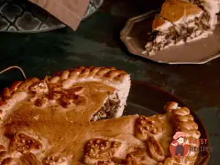 Царський пиріг із грибами