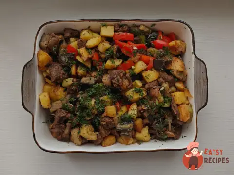 Яловичина з овочами