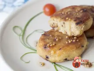Котлети із сочевиці з гірчичним соусом