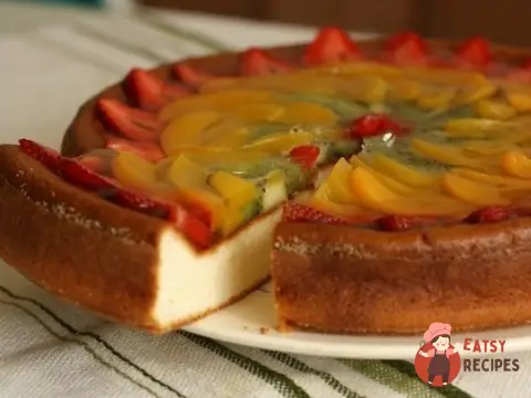 Суфле сирне з фруктами
