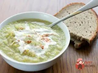Вершковий суп із черемші