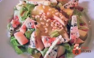 Салат «Груші У Сирі»