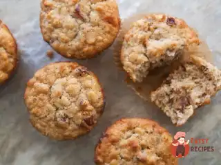 Кекси з родзинками та яблучним пюре