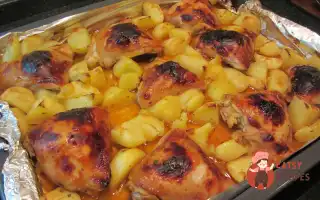 Курячі Стегна З Картоплею