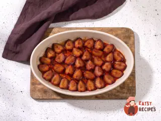Крок 5: Сливи, запечені з морозивом