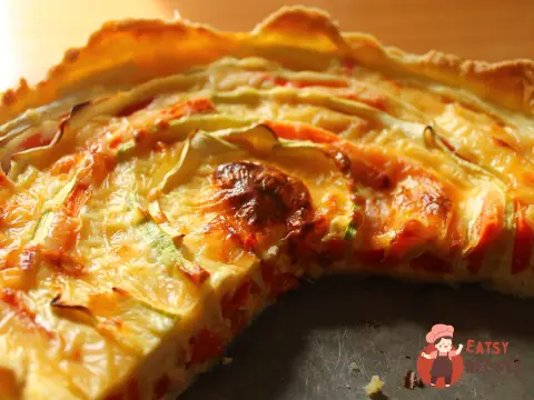 Прованський тарт із сиром та овочами