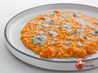 Різотто з гарбузом та блакитним сиром