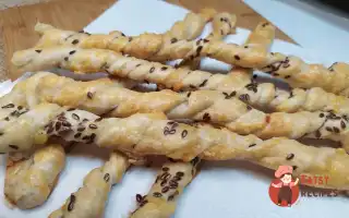 Хлібні Палички З Сиром І Лляним Насінням