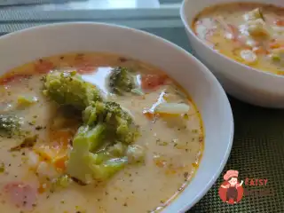 Вершковий суп з овочами