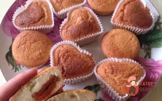 Манний Кекси З Курагою На Кефірі.