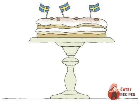 Торт з фундуком та меренгою (marängtårta med hasselnötter)