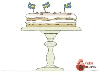 Торт з фундуком та меренгою (marängtårta med hasselnötter)