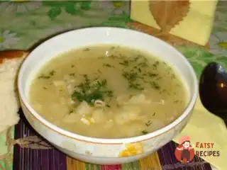 Суп на молоці