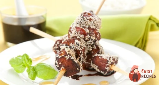 Курячі шашлики в кунжуті