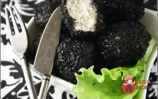 Курячі Фрикадельки В Чорному Кунжуті