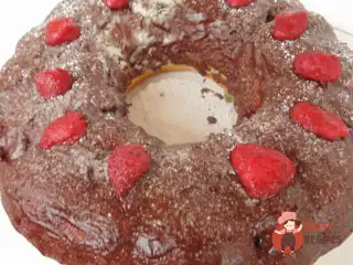 Пиріг з полуницею.