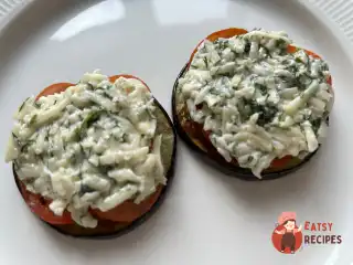 Закуска зі смажених баклажанів