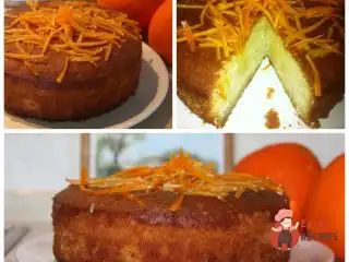 Цитрусовий кекс з мигдалем