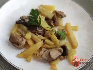 Жареха з лісовими грибами
