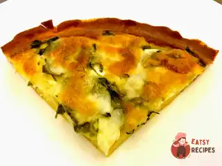 Пиріг з кабачком, руколою та сиром