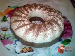 Сирний десерт з бананом