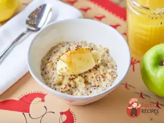 Каша з кіноа з лимонним крем-брюле