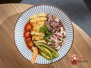 Куксі з креветкою та кальмарами