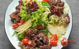 Теплий Салат Із Печінкою Курча