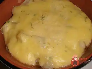 Запіканка з фенхелю з соусом бешамель