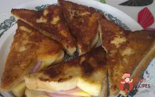 Гренки З Сиром Та Шинкою