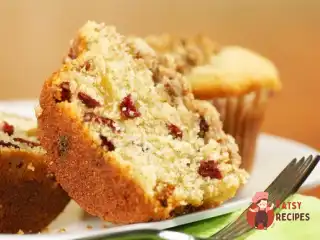 Лимонно-журавлинні мафіни