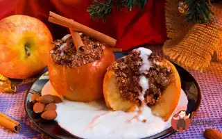 Яблука, Фаршировані Рисом Та Горіхами