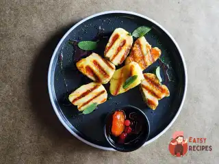 Сир халумі на грилі