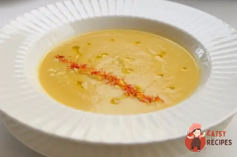 Кукурудзяний крем-суп із шафраном