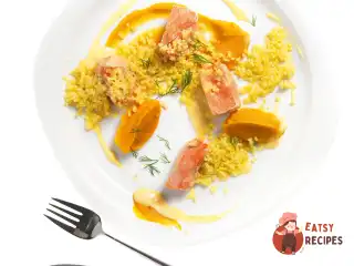 Лосось з гарбузом