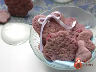 Ягідне лилове печиво