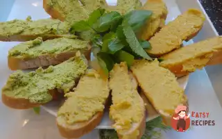 Кростіні По-Середземноморськи З Нутом Та Оливками