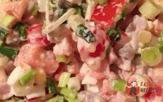 Салат З Копченою Куркою Та Печерицями