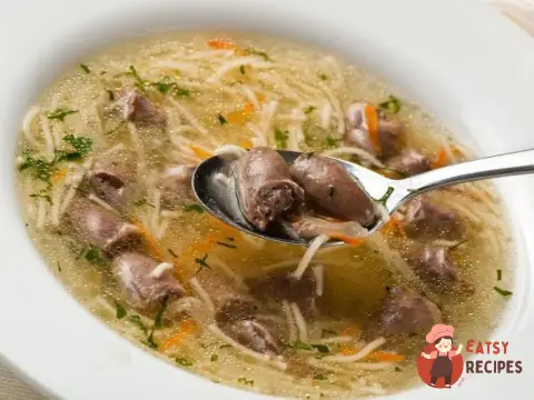 Суп з курячими серцями