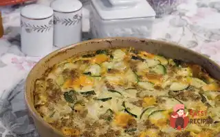 Запіканка З Кабачків З М'яСом Та Сиром