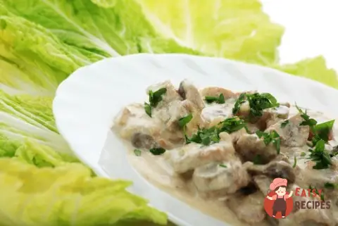 Грибний салат із шинкою