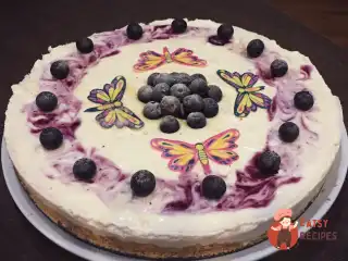 Ягідний чізкейк без випікання