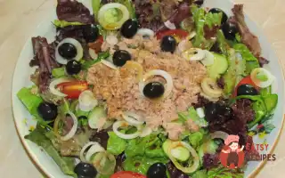 Пікантний Салат З Тунцем, Перцем Та Помідорами.