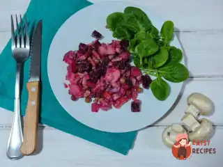 Вінегрет з грибами