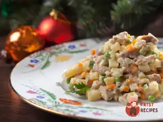 Салат "Столичний" з копченою куркою