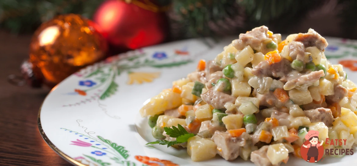 Салат "Столичний" з копченою куркою