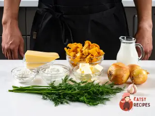 Крок 1: Жульєн з лисичками